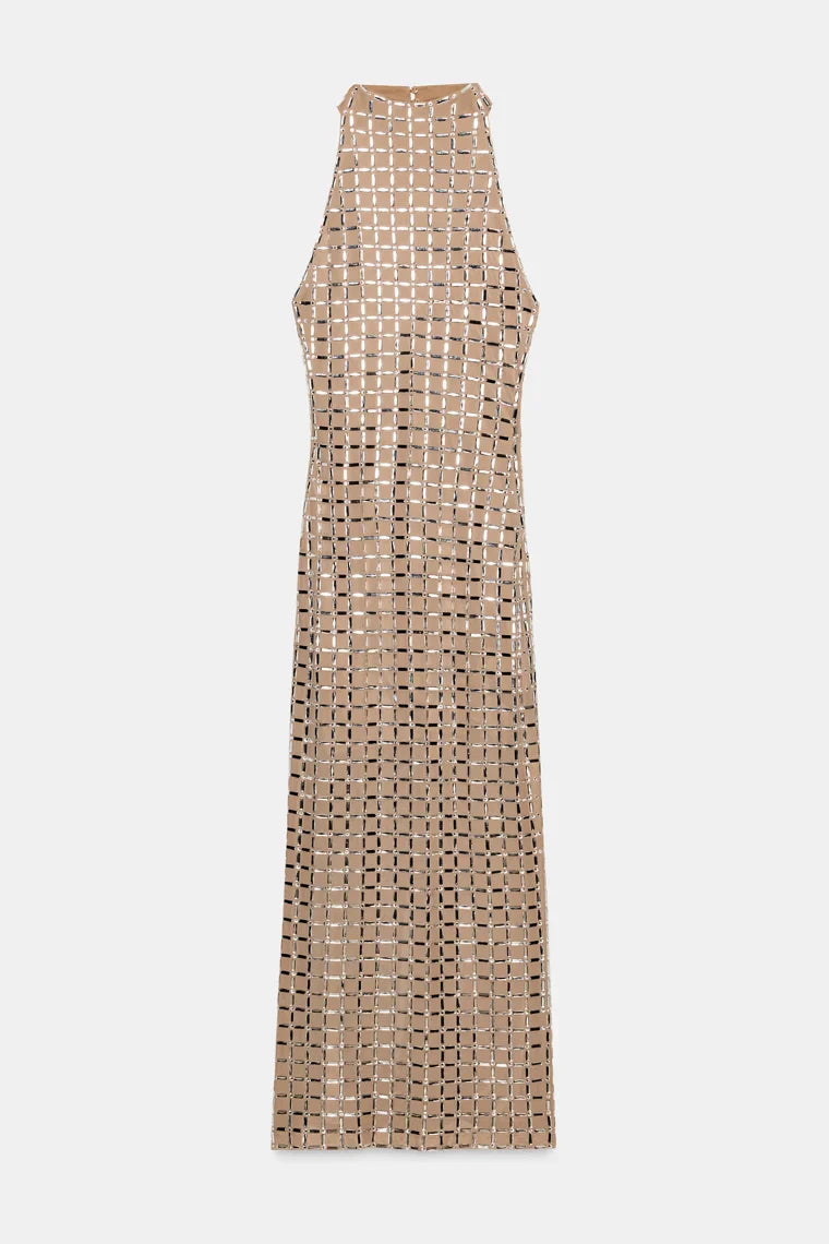 ROBE EN MESH ÉCLATANTE